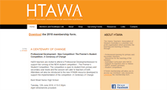 Desktop Screenshot of htawa.org.au